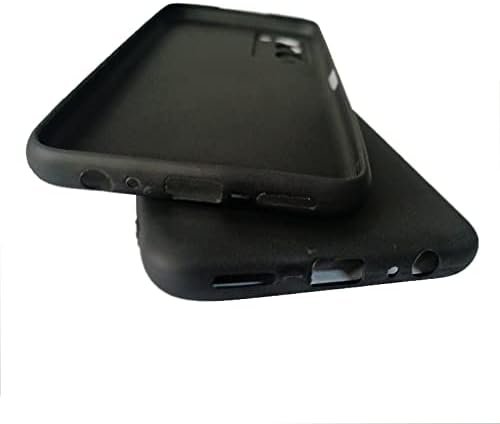 for 18P [6.80"] Case, Soft Silicone Bumper Shell Black Flexible Rubber Phone Protective Cases TPU Cover for 18P -Black