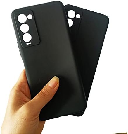 for 18P [6.80"] Case, Soft Silicone Bumper Shell Black Flexible Rubber Phone Protective Cases TPU Cover for 18P -Black