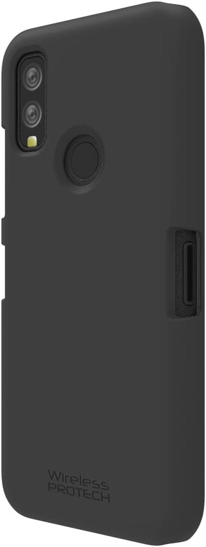 Case Compatible with DuraSport 5G Phone Model C6930. Durable Slim Smooth Finish Shell Case (Black)
