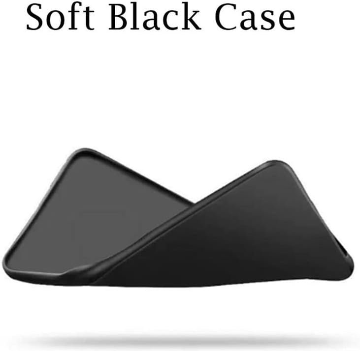 for F3 Pro 5G [6.58"] Case, Soft Silicone Bumper Shell Black Flexible Rubber Phone Protective Cases TPU Cover for F3 Pro 5G -Black