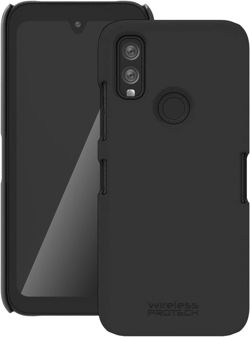 Case Compatible with DuraSport 5G Phone Model C6930. Durable Slim Smooth Finish Shell Case (Black)