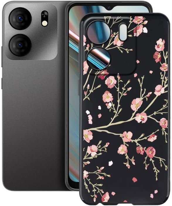 Phone Case for  5 B160V (6.56"), TPU Shockproof Bumper Shell, 360° Drop Protection Shell Ultra-Thin Soft Silicone Cover for  5 B160V - Black