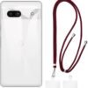 Google Pixel 7A Case + Universal Mobile Phone Lanyards, Neck/Crossbody Soft Strap Silicone TPU Cover Bumper Shell for Google Pixel 7A (6.4”)
