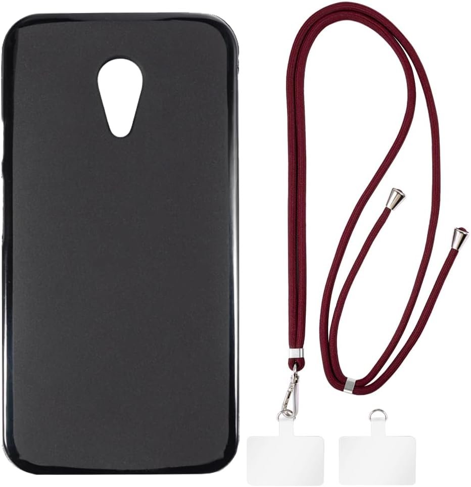 G 2nd Gen Case + Universal Mobile Phone Lanyards, Neck/Crossbody Soft Strap Silicone TPU Cover Bumper Shell for G2 (5”)