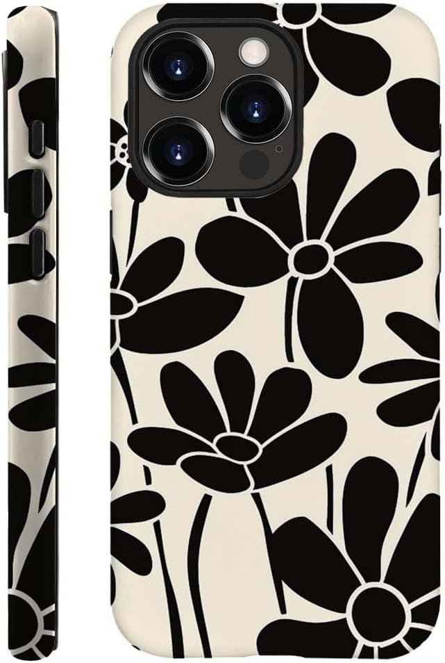 Innovatemee Case Compatible with iPhone 15 Pro Max,Almond Blossoms Artwork Phone Case for iPhone 15 Pro Max,Cases for Girls and Boys,Fall Prevention Hybrid 2-Layer Hard Shell Phone Case