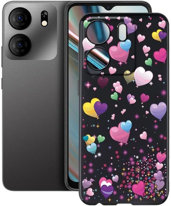 Phone Case for  5 B160V (6.56"), TPU Shockproof Bumper Shell, 360° Drop Protection Shell Ultra-Thin Soft Silicone Cover for  5 B160V - Black