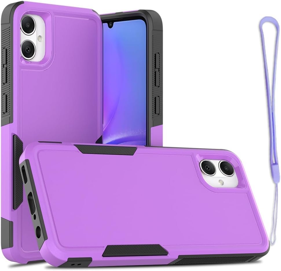 51CahJINFKL._AC_SL1000 for Samsung Galaxy A05 Case,Case for Galaxy A05,TPU+PC Dual Layer Shockproof Mobile Case for Galaxy A05 (Dark Green)