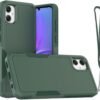51EDNpsKnmL._AC_SL1000 for Samsung Galaxy A05 Case,Case for Galaxy A05,TPU+PC Dual Layer Shockproof Mobile Case for Galaxy A05 (Dark Green)