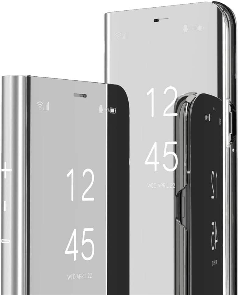 51FaL8BK-vL._AC_d27b6860-4bc2-4710-8398-cb742ade2713 Mirror Case for Samsung Galaxy Z Fold 5 5G Case Clear View Makeup Leather Flip Cover, Galaxy Z Fold 5 5G Phone Case with Kickstand Shockproof Protective Case for Samsung Z Fold 5 5G Shell (Pink)