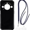 Innovatemee BL9000 Pro 5G Case + Universal Mobile Phone Lanyards, Neck/Crossbody Soft Strap Silicone TPU Cover Bumper Shell for Innovatemee BL9000 Pro 5G (6.78”)