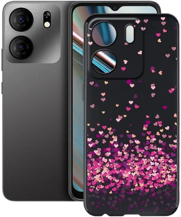 Phone Case for  5 B160V (6.56"), TPU Shockproof Bumper Shell, 360° Drop Protection Shell Ultra-Thin Soft Silicone Cover for  5 B160V - Black