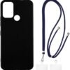 C22 Case + Universal Mobile Phone Lanyards, Neck/Crossbody Soft Strap Silicone TPU Cover Bumper Shell for C22 (6.5”)