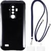 Case + Universal Mobile Phone Lanyards, Neck/Crossbody Soft Strap Silicone TPU Cover Bumper Shell for Armor X8i (5.7”)