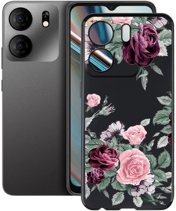 Phone Case for  5 B160V (6.56"), TPU Shockproof Bumper Shell, 360° Drop Protection Shell Ultra-Thin Soft Silicone Cover for  5 B160V - Black