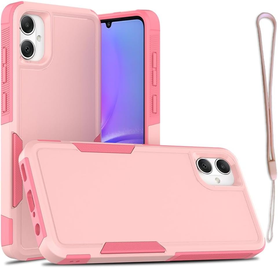 51XstpnyH4L._AC_SL1000 for Samsung Galaxy A05 Case,Case for Galaxy A05,TPU+PC Dual Layer Shockproof Mobile Case for Galaxy A05 (Dark Green)