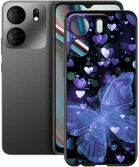 Phone Case for  5 B160V (6.56"), TPU Shockproof Bumper Shell, 360° Drop Protection Shell Ultra-Thin Soft Silicone Cover for  5 B160V - Black