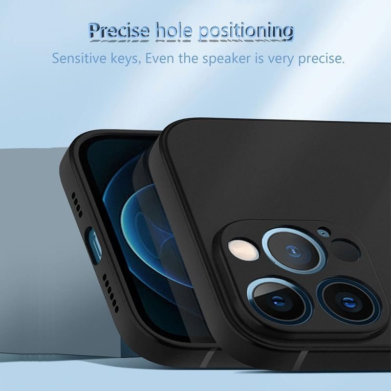 51_ozr2fepL._AC_a5e4446a-3751-43df-a4c6-19e2f3a0280a for 5 Case, 2 Pieces Shockproof Soft TPU Bumper Shell, 360° Drop Protection Shell Ultra-Thin Soft Silicone Cover for 5 (6.56") - Black