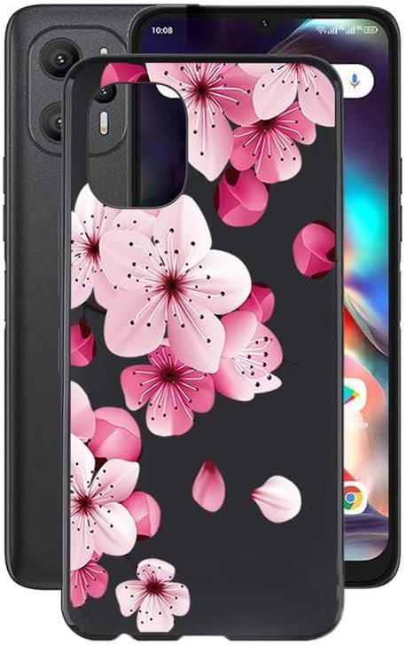 for F3 Pro 5G [6.58"] Case, Soft Silicone Bumper Shell Black Flexible Rubber Phone Protective Cases TPU Cover for F3 Pro 5G -Black