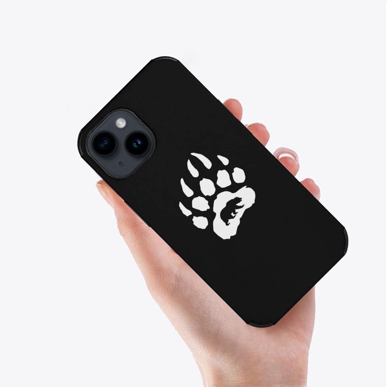 Bear Paw Phone Case Shockproof Protective Cover Mobile Phone Shell Compatible with iPhone 14