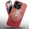51kJn7CxNpL._AC_SL1000 Phone Case Compatible with iPhone 14 Pro Max Case,Hybrid 2 Layer PC Hard Shell + Silicone Protective Case, Vintage Red Cherry Blossom Scratch-Resistant Shockproof Cover for iPhone 14 Pro Max