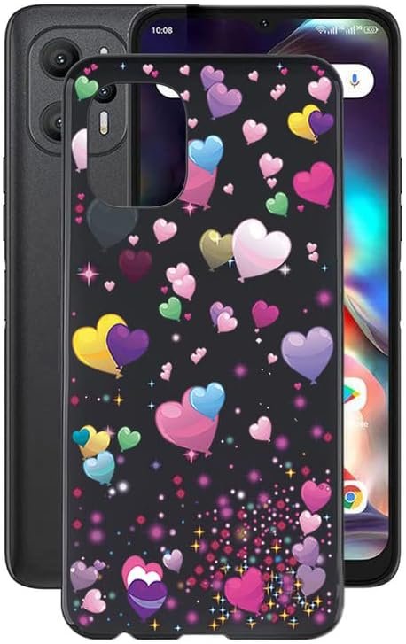 for F3 Pro 5G [6.58"] Case, Soft Silicone Bumper Shell Black Flexible Rubber Phone Protective Cases TPU Cover for F3 Pro 5G -Black