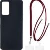 V+ 5G Case + Universal Mobile Phone Lanyards, Neck/Crossbody Soft Strap Silicone TPU Cover Bumper Shell for  V+ 5G (6.82”)