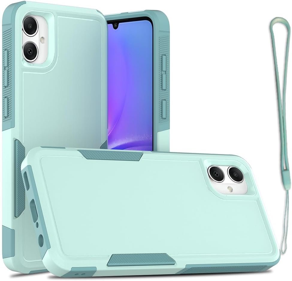 51pl0jobF_L._AC_SL1000 for Samsung Galaxy A05 Case,Case for Galaxy A05,TPU+PC Dual Layer Shockproof Mobile Case for Galaxy A05 (Dark Green)