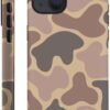 for iPhone 14 Plus Case,HH2 Camouflage Camo Leaf Hybrid 2 Layer Hard Shell Silicone Protective Pattern Design Case