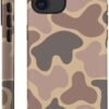 for iPhone 14 Plus Case,HH2 Camouflage Camo Leaf Hybrid 2 Layer Hard Shell Silicone Protective Pattern Design Case