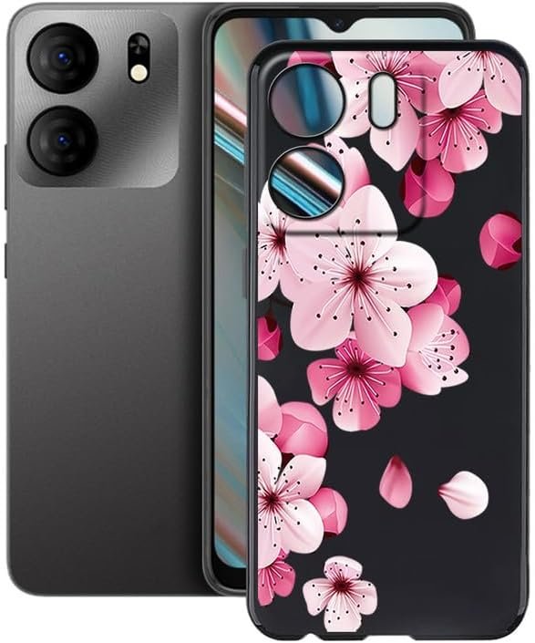 Phone Case for  5 B160V (6.56"), TPU Shockproof Bumper Shell, 360° Drop Protection Shell Ultra-Thin Soft Silicone Cover for  5 B160V - Black