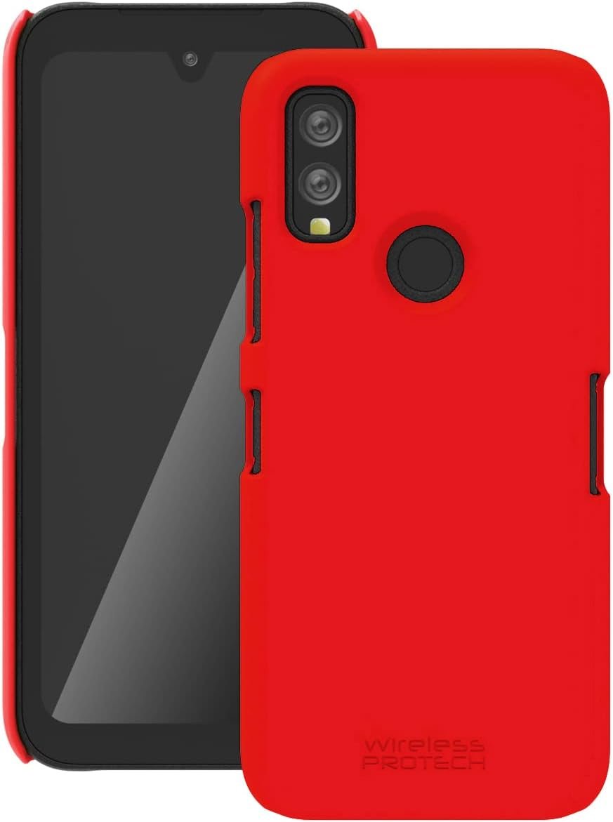 Case Compatible with DuraSport 5G Phone Model C6930. Durable Slim Smooth Finish Shell Case (Black)