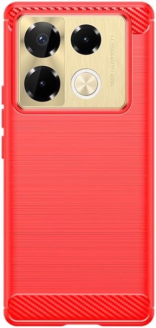 Compatible with  40 Pro 5G Case,Compatible with  40 Pro Plus 5G Shockproof Protection TPU Soft Shell Cell Phone Case Cover Red