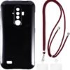 Case + Universal Mobile Phone Lanyards, Neck/Crossbody Soft Strap Silicone TPU Cover Bumper Shell for Armor X8i (5.7”)