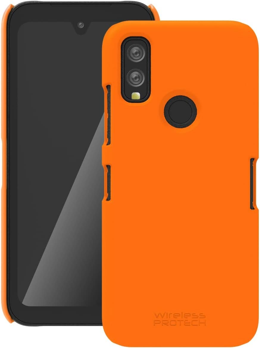 Case Compatible with DuraSport 5G Phone Model C6930. Durable Slim Smooth Finish Shell Case (Black)