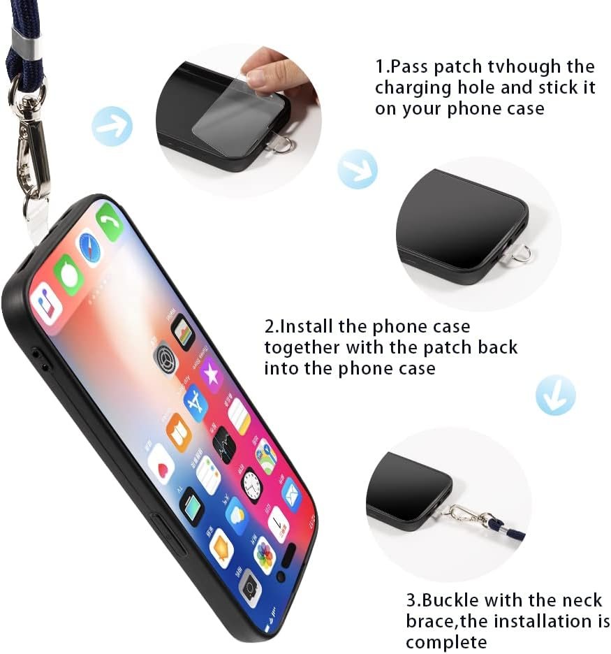 C300 4G Case + Universal Mobile Phone Lanyards, Crossbody Soft Strap Silicone TPU Cover Bumper Shell for C300 4G (6.52”)