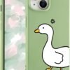 for iPhone 13 Case, Cute Kawaii Panda Pink Liquid Silicone Slim Fit Soft Gel Rubber Protective Phone Cover for Women Girls