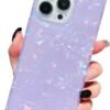 Pearl Pattern Compatible with iPhone 11 Rectangle Edge Case, Slim Soft TPU Silicone Protective Bumper Cases Cover(Pink Pearl,11)