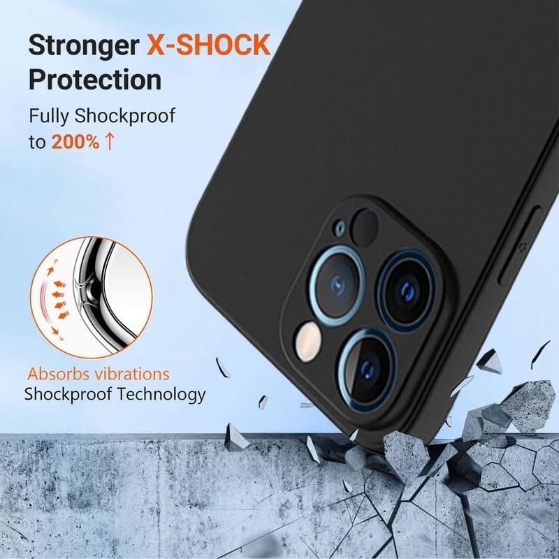 Phone Case for  5 B160V (6.56"), TPU Shockproof Bumper Shell, 360° Drop Protection Shell Ultra-Thin Soft Silicone Cover for  5 B160V - Black