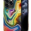 Case Compatible with iPhone 11,Colorful Marble 2 in 1 Phone Case for Women Men,Soft TPU and PC Hard Shell Mixed Two-Layer Protective Phone Case for 11 6.1 Inch