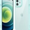 617oh7fIW2L._AC_SL1500 Thin Slim Clear case for iPhone XR, Transparent Hybrid Hard Shell Plastic & Soft Silicone Rubber Bumper, Non-Yellow Acrylic Protective Lightweight Cover for Women, White