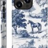 617xhw1VGWL._AC_SL1000 for iPhone 14 Pro Case,HH2 Wild Desert Horse Manor Hybrid 2 Layer Hard Shell Silicone Protective Pattern Design Case