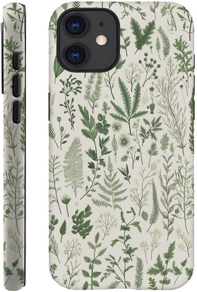 Case Compatible with for iPhone 11,Bookshelf Book Plant Phone Case Hybrid 2-Layer Hard Shell,Shockproof Soft for Girl Women Boy Men,Case for iPhone 11