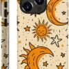 Innovatemee Case Compatible with iPhone 15 Pro Max,Astronaut Moon Swing Phone Case for iPhone 15 Pro Max,Cases for Girls and Boys,Fall Prevention Hybrid 2-Layer Hard Shell Phone Case