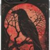 Black Crow Raven Phone Cases Cute Fashion Protective Cover Soft Silicone TPU Shell Compatible with iPhone 13 iPhone 13 Mini iPhone 13 Pro iPhone 13 Pro Max