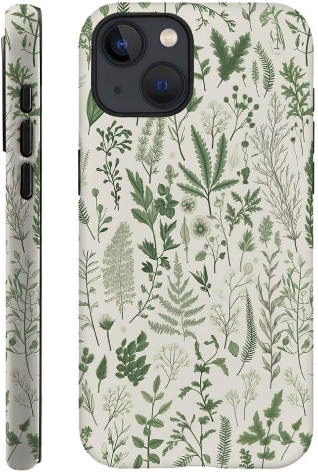 Case Compatible with for iPhone 13,Forest Lake Mountain Watercolor Phone Case Hybrid 2-Layer Hard Shell,Shockproof Soft for Girl Women Boy Men,Case for iPhone 13