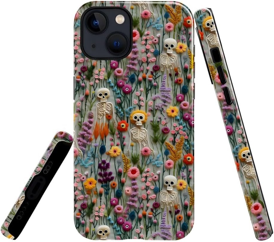 Compatible with for iPhone 15,Spooky Ghosts On Bookshelf Halloween Phone Case for iPhone 15,Scratch Resistant Hybrid 2-Layer Hard Shell Bright Phone Case