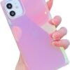 Pearl Pattern Compatible with iPhone 11 Rectangle Edge Case, Slim Soft TPU Silicone Protective Bumper Cases Cover(Pink Pearl,11)