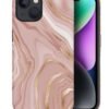 Case Compatible with iPhone 11,Colorful Marble 2 in 1 Phone Case for Women Men,Soft TPU and PC Hard Shell Mixed Two-Layer Protective Phone Case for 11 6.1 Inch