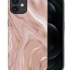 Case Compatible with iPhone 11,Colorful Marble 2 in 1 Phone Case for Women Men,Soft TPU and PC Hard Shell Mixed Two-Layer Protective Phone Case for 11 6.1 Inch