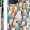 Case Compatible with for iPhone 13,Forest Lake Mountain Watercolor Phone Case Hybrid 2-Layer Hard Shell,Shockproof Soft for Girl Women Boy Men,Case for iPhone 13